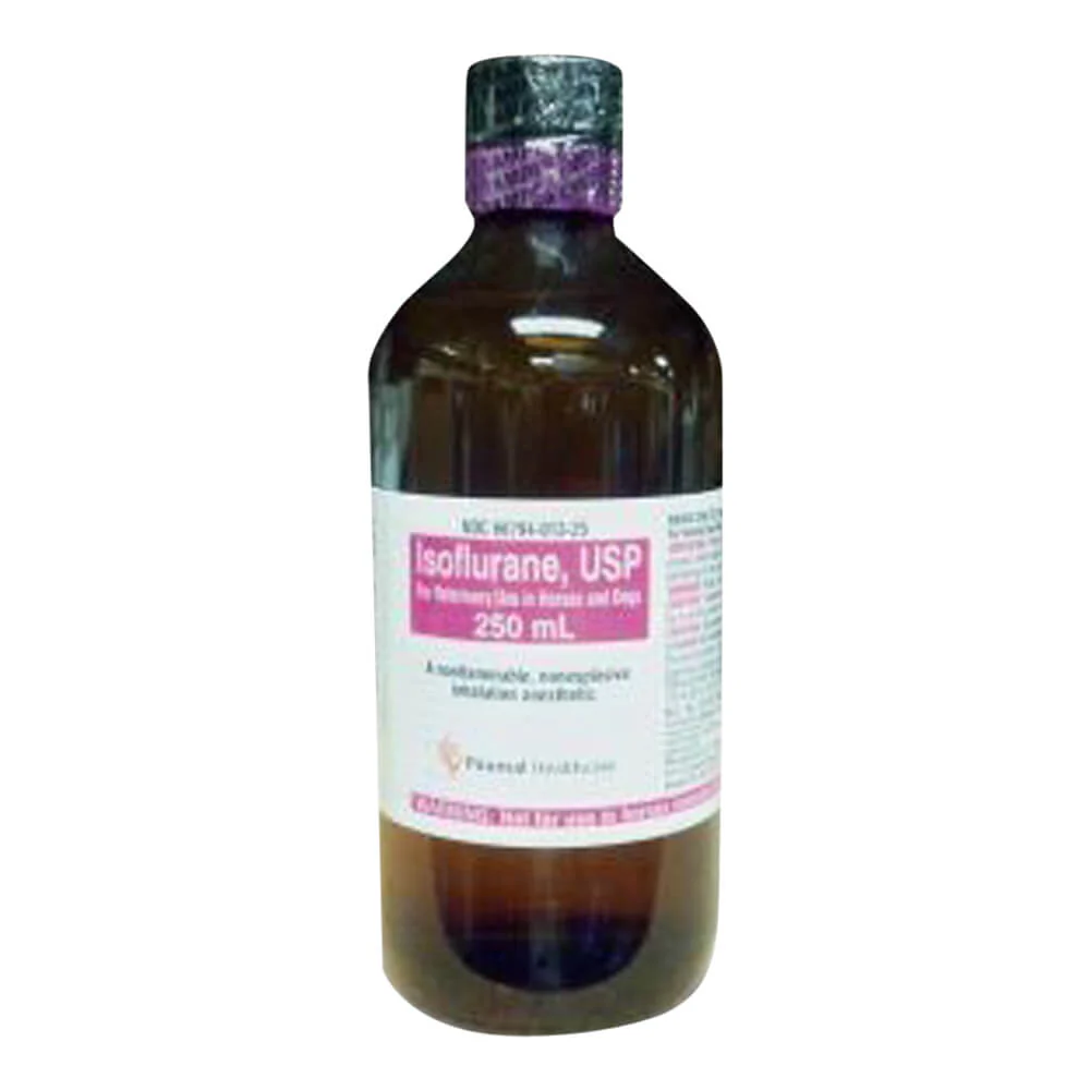 Rx Isoflurane (Generic) for Horses & Dogs, 250 ml - Image 1