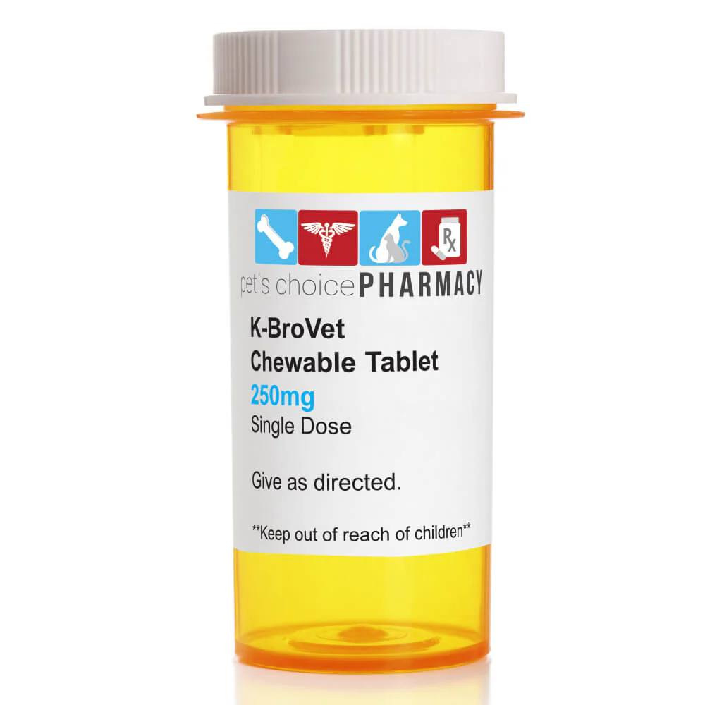 Rx K-BroVet (potassium bromide) Chewable Tablet for Dogs, Single Tab - Image 1