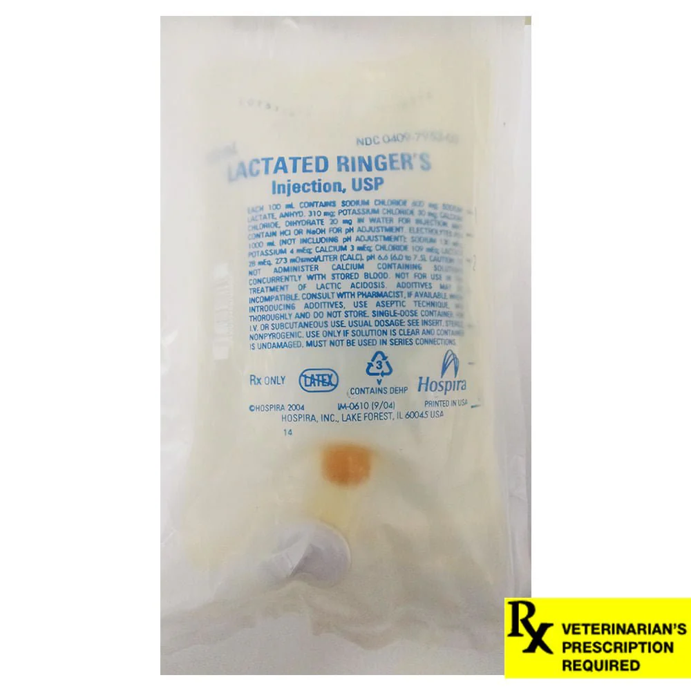Rx Lactated Ringer's Electrolyte Injection Solution - Image 1
