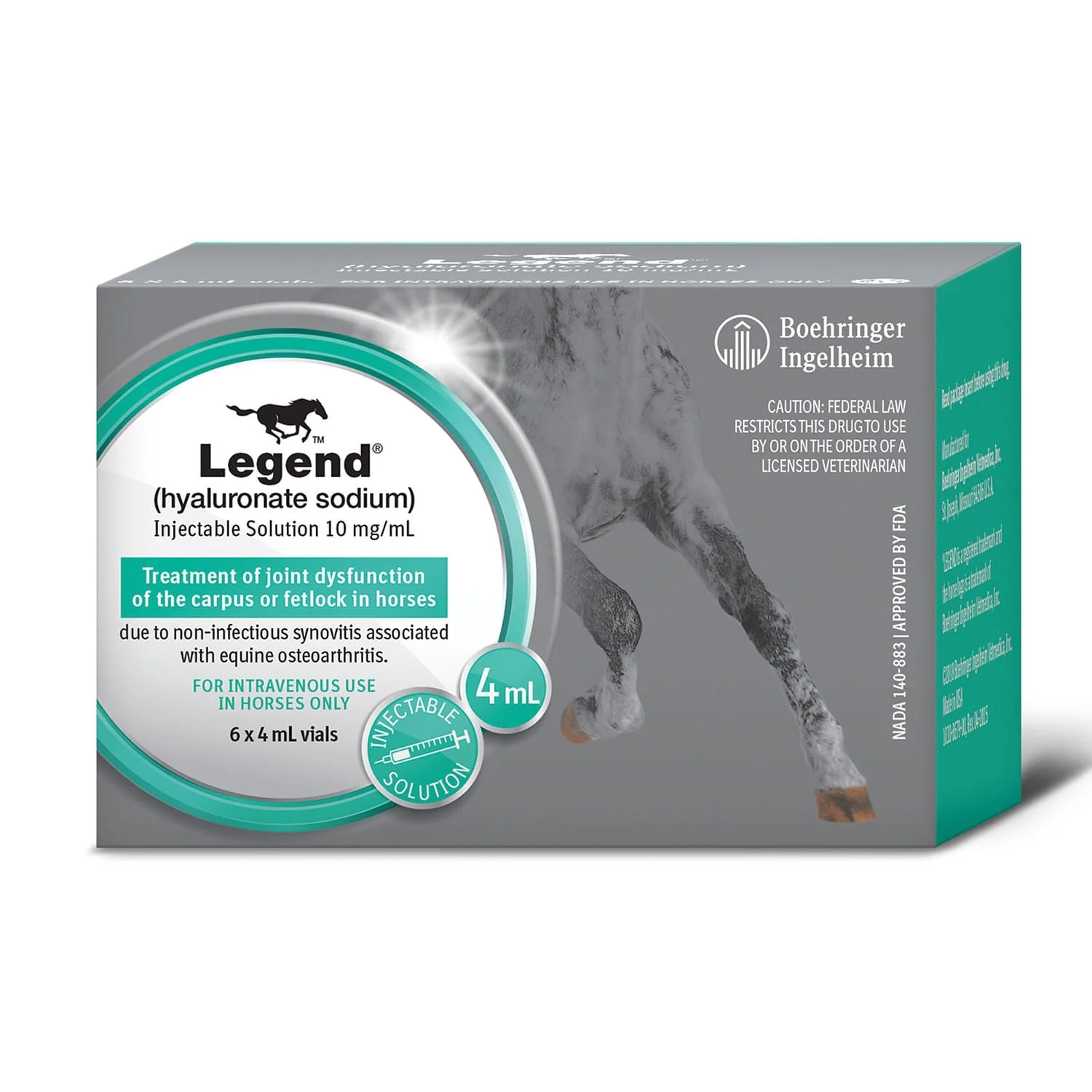 Rx Legend (hyaluronate sodium) Injectable Solution for Horses - Image 1
