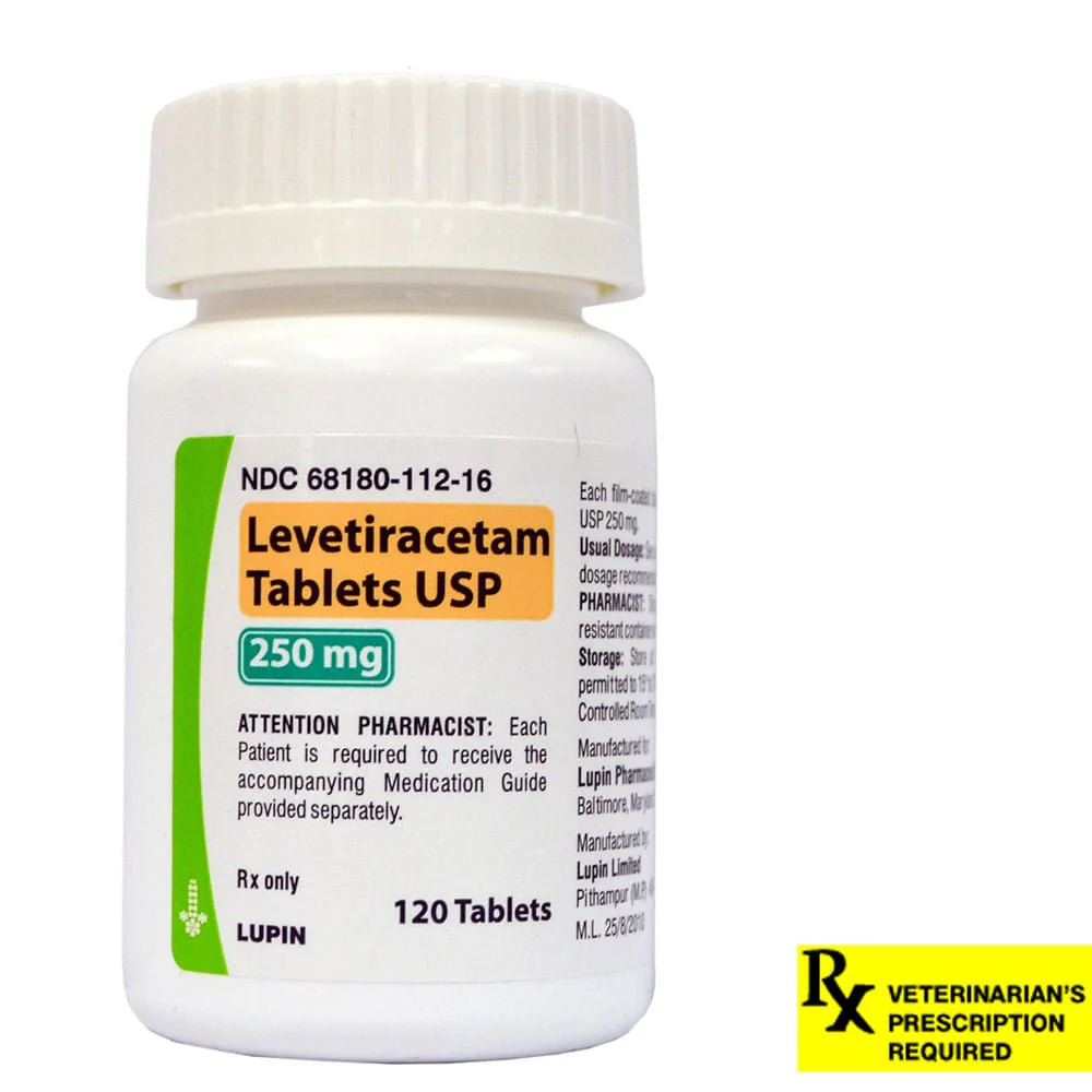 Rx Levetiracetam (Generic) Tablets for Dogs & Cats - Image 1