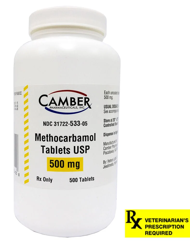 Rx Methocarbamol (Generic) Tablets for Dogs, Cats, & Horses - Image 2
