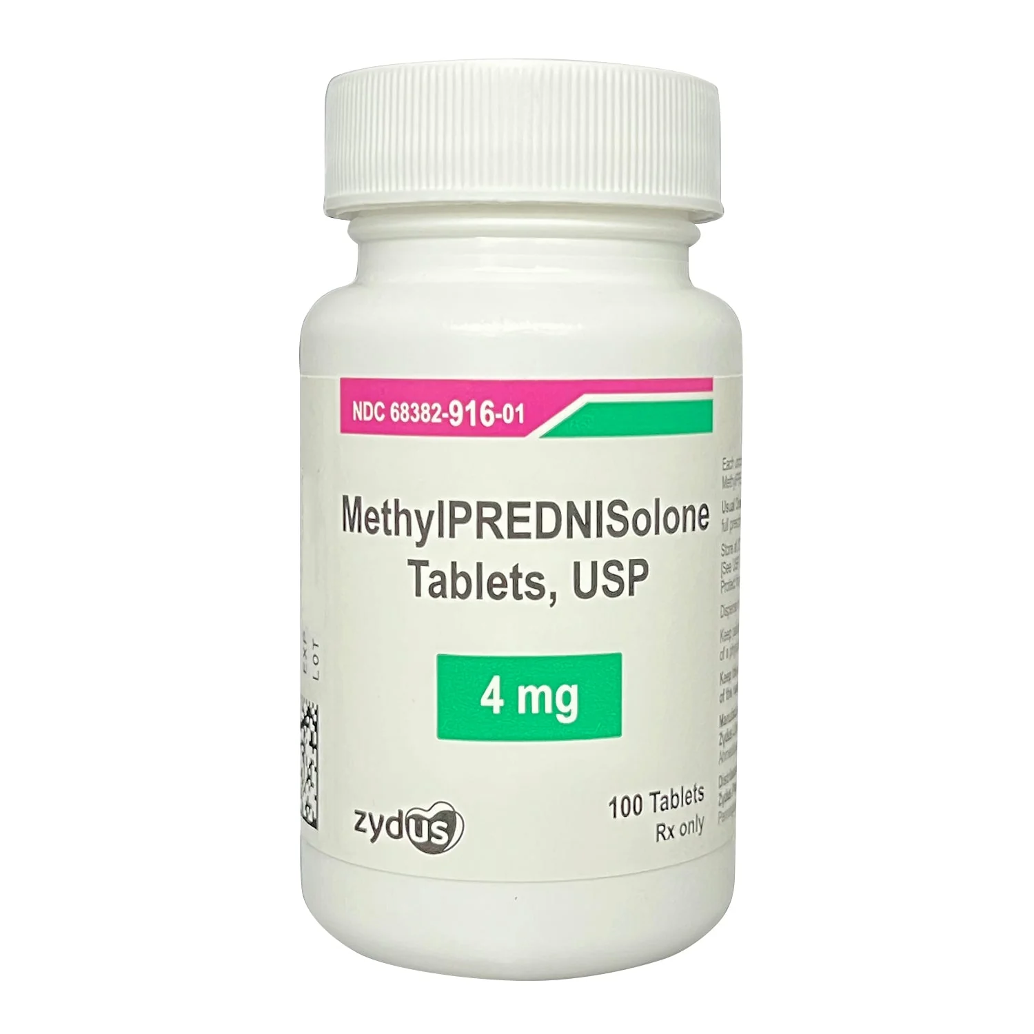 Rx MethylPREDNISolone Tablets for Dogs and Cats, 4 mg, 100 ct
