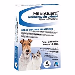 Rx MilbeGuard (milbemycin oxime) Broad Spectrum Parasiticide for Dogs & Cats - Image 3