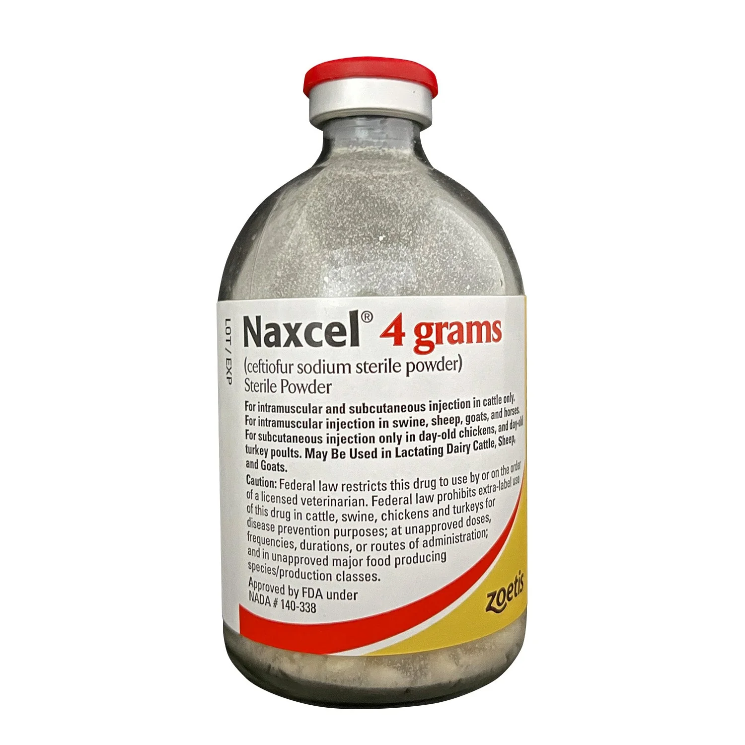 Rx Naxcel (ceftiofur sodium) Sterile Powder - Image 1