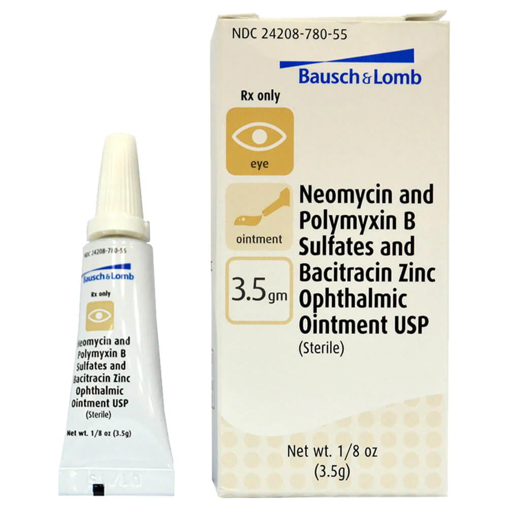 Rx Neo/Poly/Bac Ophthalmic Ointment, 3.5gm - Image 1