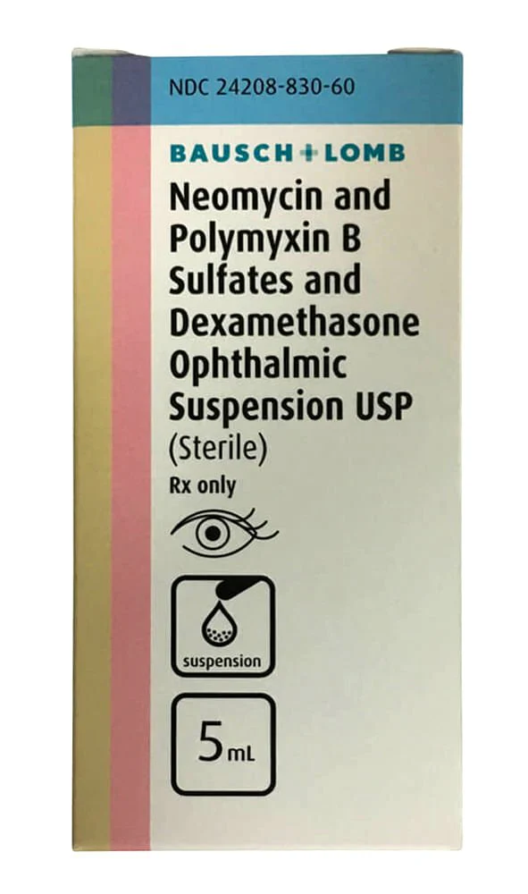 Rx Neo/Poly/Dex Ophthalmic Suspension, 5 mL - Image 1