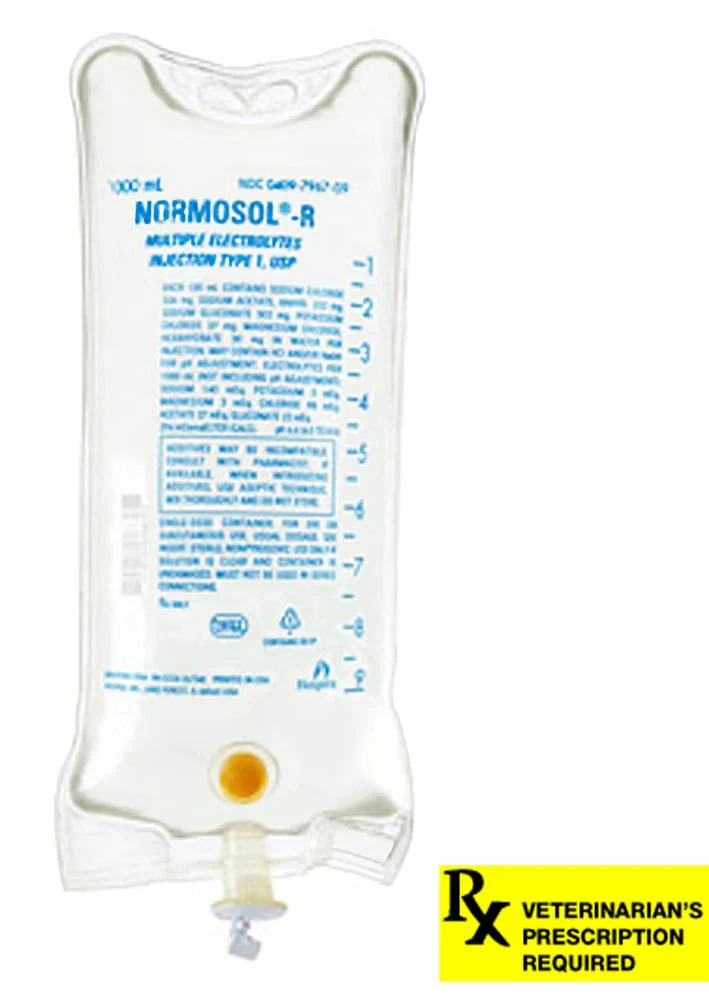 Rx Normosol-R Electrolye Injection Solution, 1000mL - Image 1