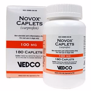 Rx Novox (carprofen) Caplets for Dogs - Image 1
