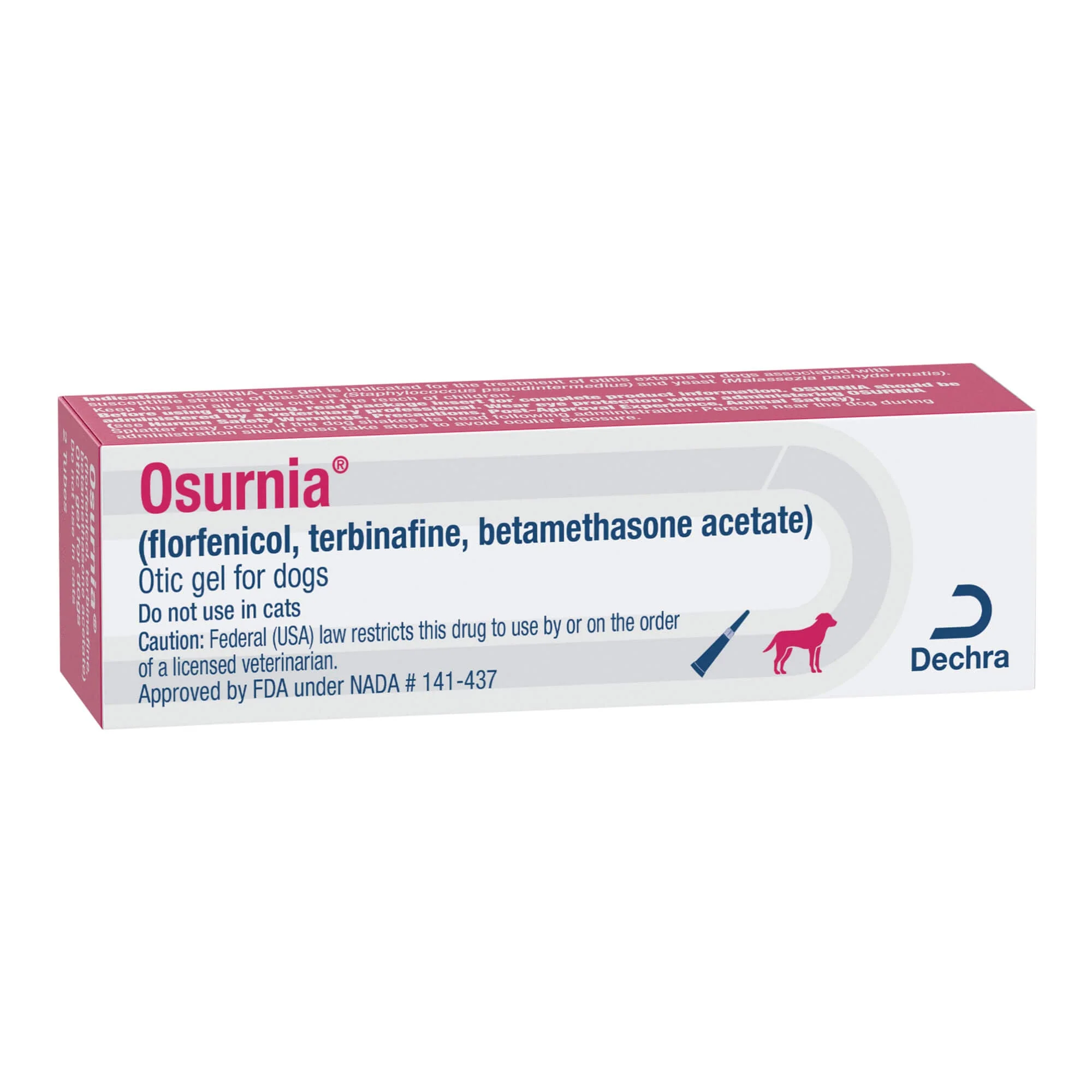 Rx Osurnia (florfenicol, terbinafine, betamethasone acetate) Otic Gel for Dogs - Image 1