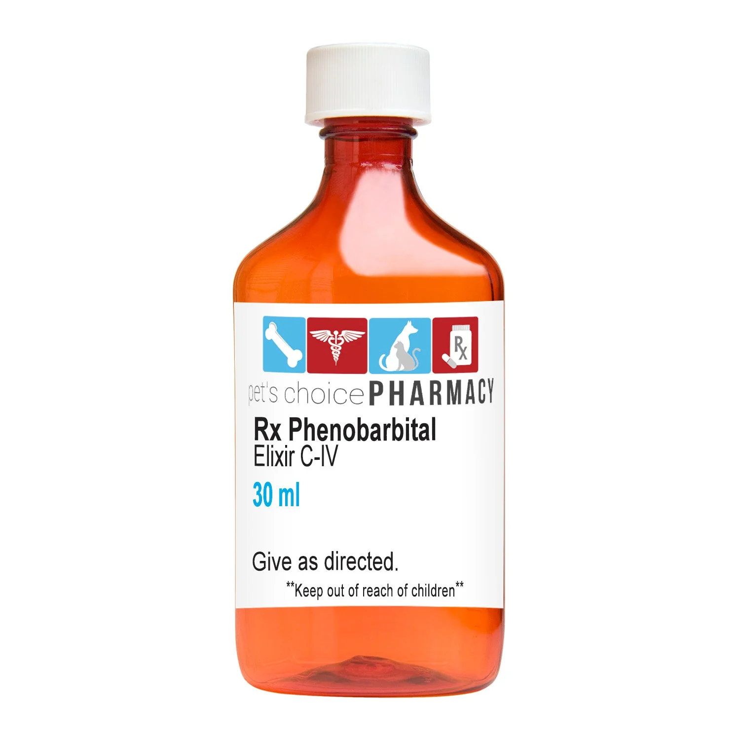 Rx Phenobarbital Elixir C-IV Seizure Medication for Dogs & Cats - Image 1