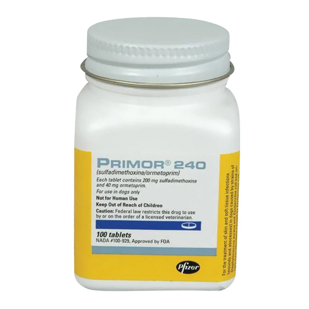 Rx Primor (sulfadimethoxine/ormetoprim) Tablets for Dogs - Image 2