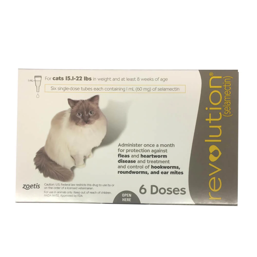 Rx Revolution (selamectin) Feline Once-a-month Flea Topical for Cats - Image 1