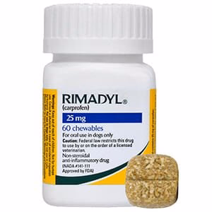 Rx Rimadyl (Carprofen) Chewable Tablets for Dogs - Image 1