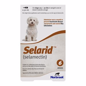 Rx Selarid (selamectin) Canine Topical Flea & Heartworm Prevention for Dogs - Image 1