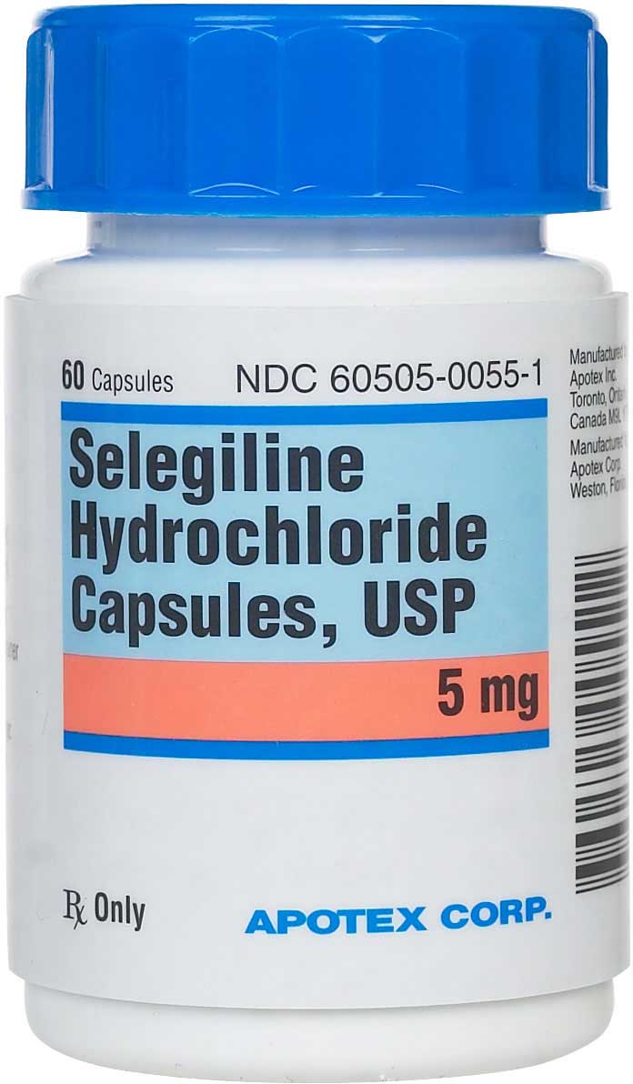 Rx Selegiline Hydrochloride Capsules for Dogs, 5 mg