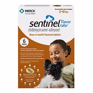 Rx Sentinel® Once-a-month Flavor Tabs® for Dogs, 6 Pack - Image 2