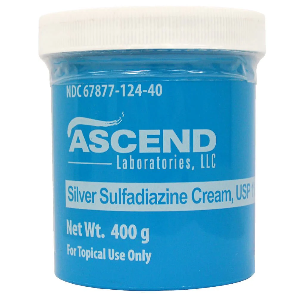 Rx Silver Sulfadiazine Topical Cream 1% for Horses, Dogs, & Cats, 400 gram - Image 1