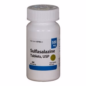Rx Sulfasalazine 500 mg Tablets - Image 1