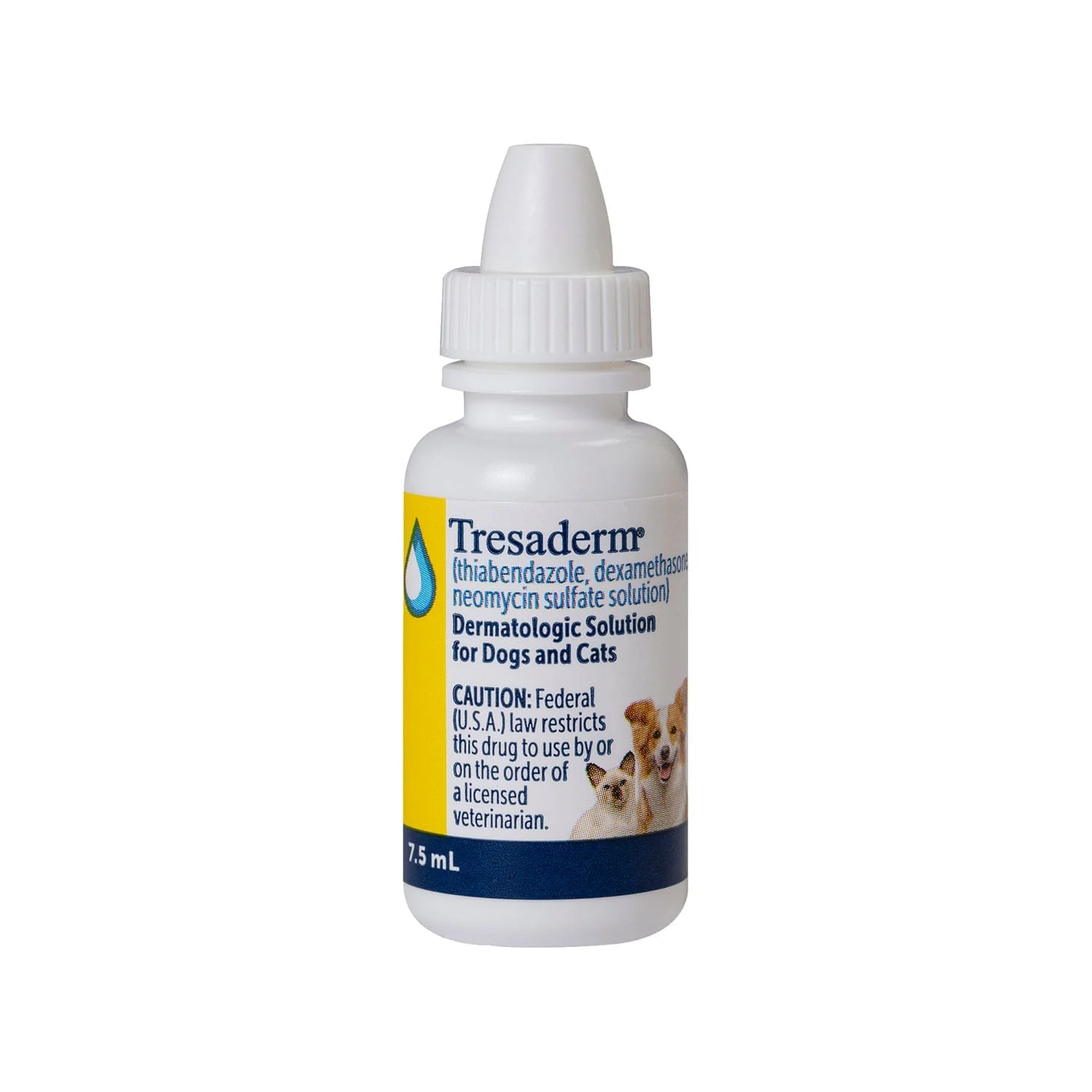 Rx Tresaderm (thiabendazole, dexamethasone, neomycin sulfate solution) Dermatologic Solution for Dogs & Cats - Image 2