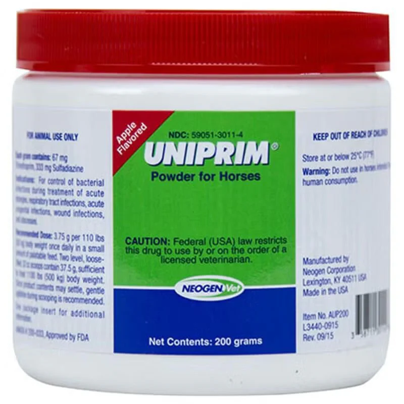 Rx Uniprim Powder for Horses - Image 1