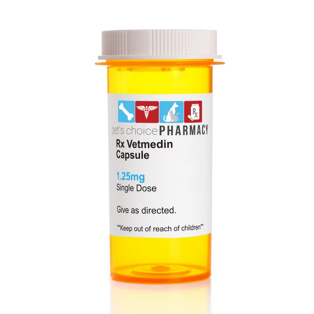 Rx Vetmedin Capsules for Dogs, 1.25mg