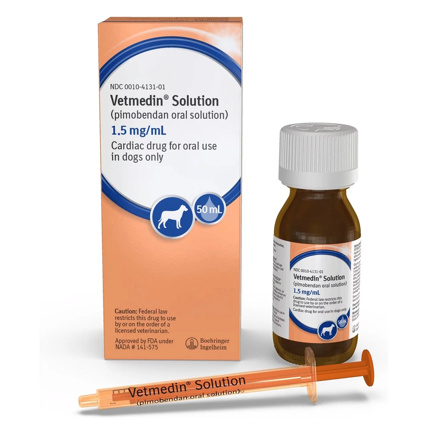 Rx Vetmedin Oral Solution, 1.5mg / 50ml - Image 1