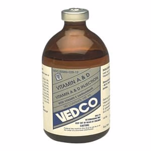 Rx Vitamin A & D (Generic) Injection for Swine, Sheep, & Cattle, 100 mL - Image 1