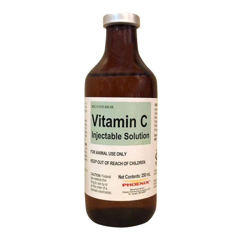 Rx Vitamin C Injection - Sterile Injectable Vitamin C for Horses, Cattle, Dogs & Cats, Immune & Collagen Support - Image 1