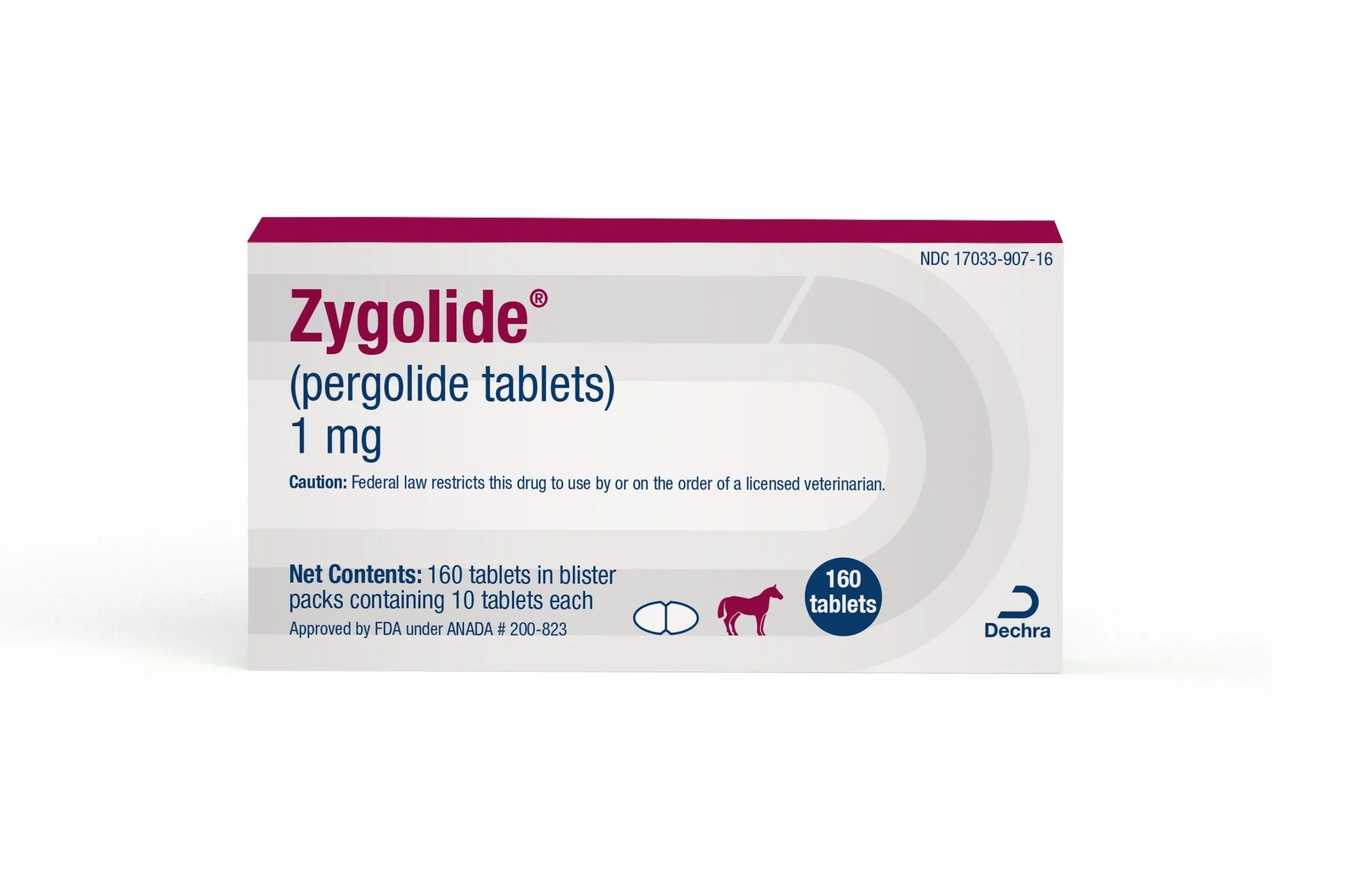 Rx Zygolide® Generic (Pergolide) Tablets for Horses - Image 1