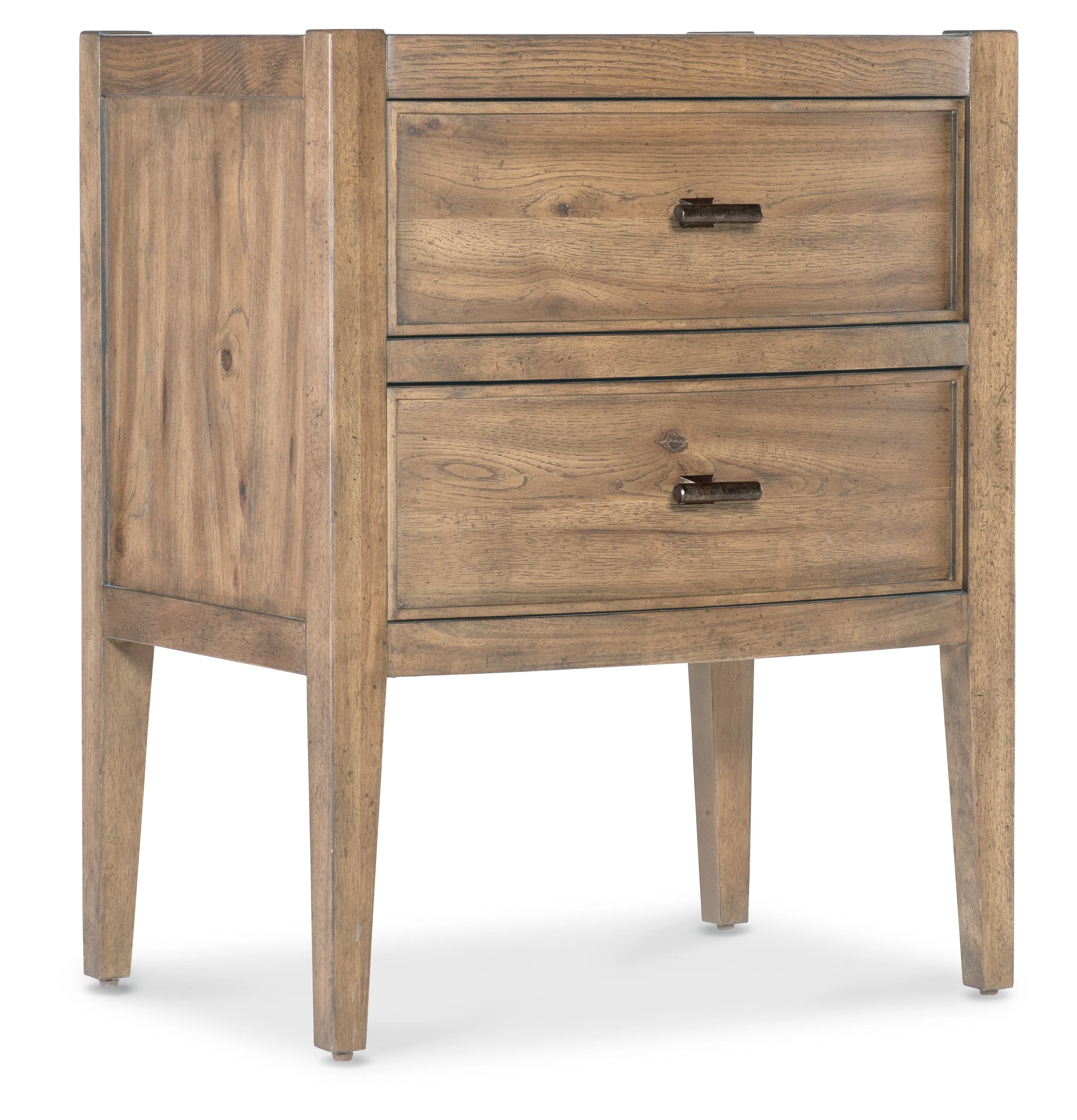 Vineyard Row Two Drawer Nightstand - Image 1