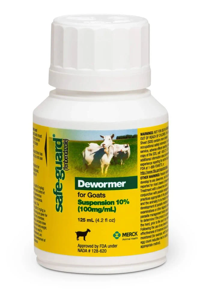 Safe-Guard Goat Dewormer (10% Suspension), 125 mL - Image 1