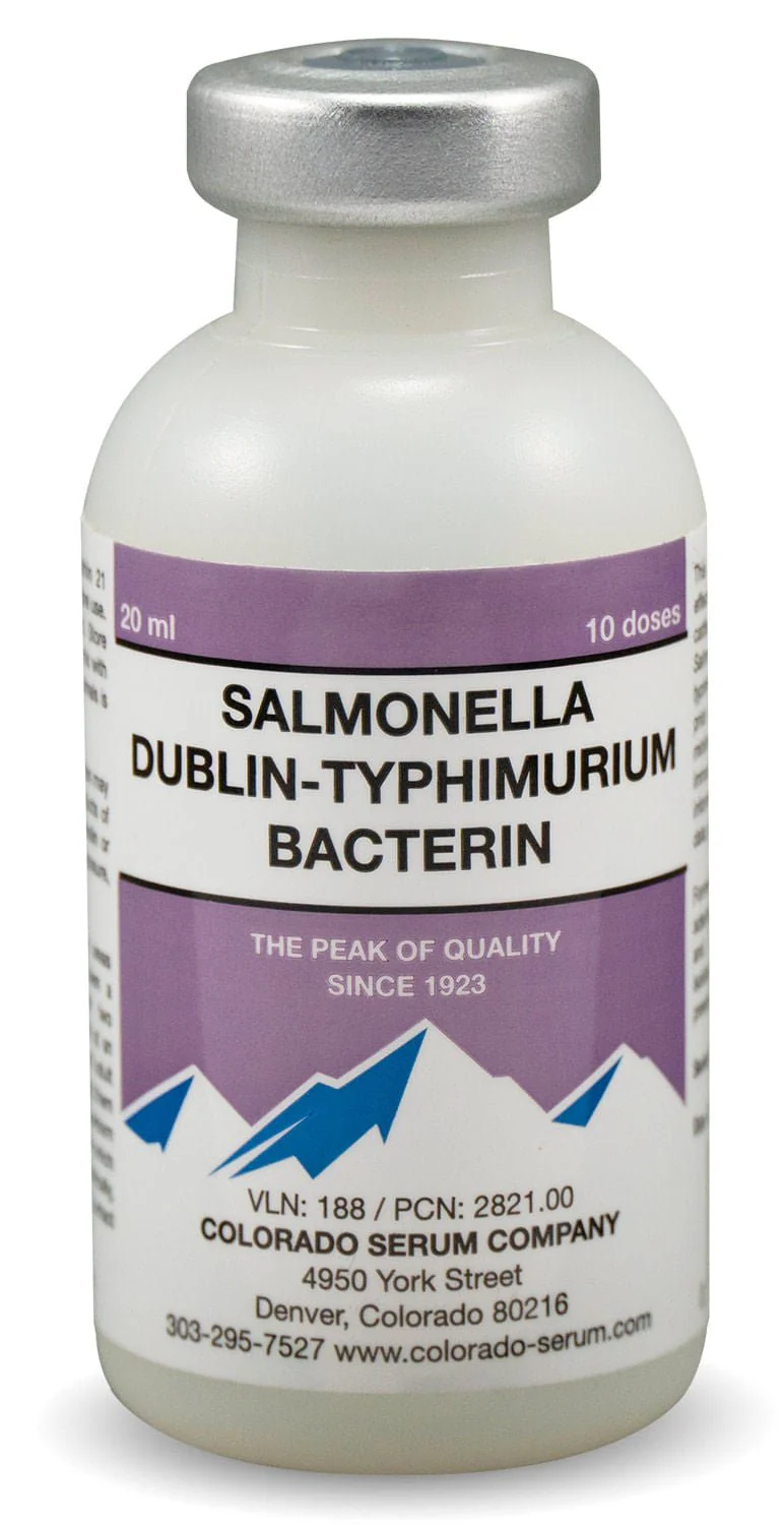 Salmonella Dublin-Typhimurium Bacterin Cattle Vaccine - Image 1