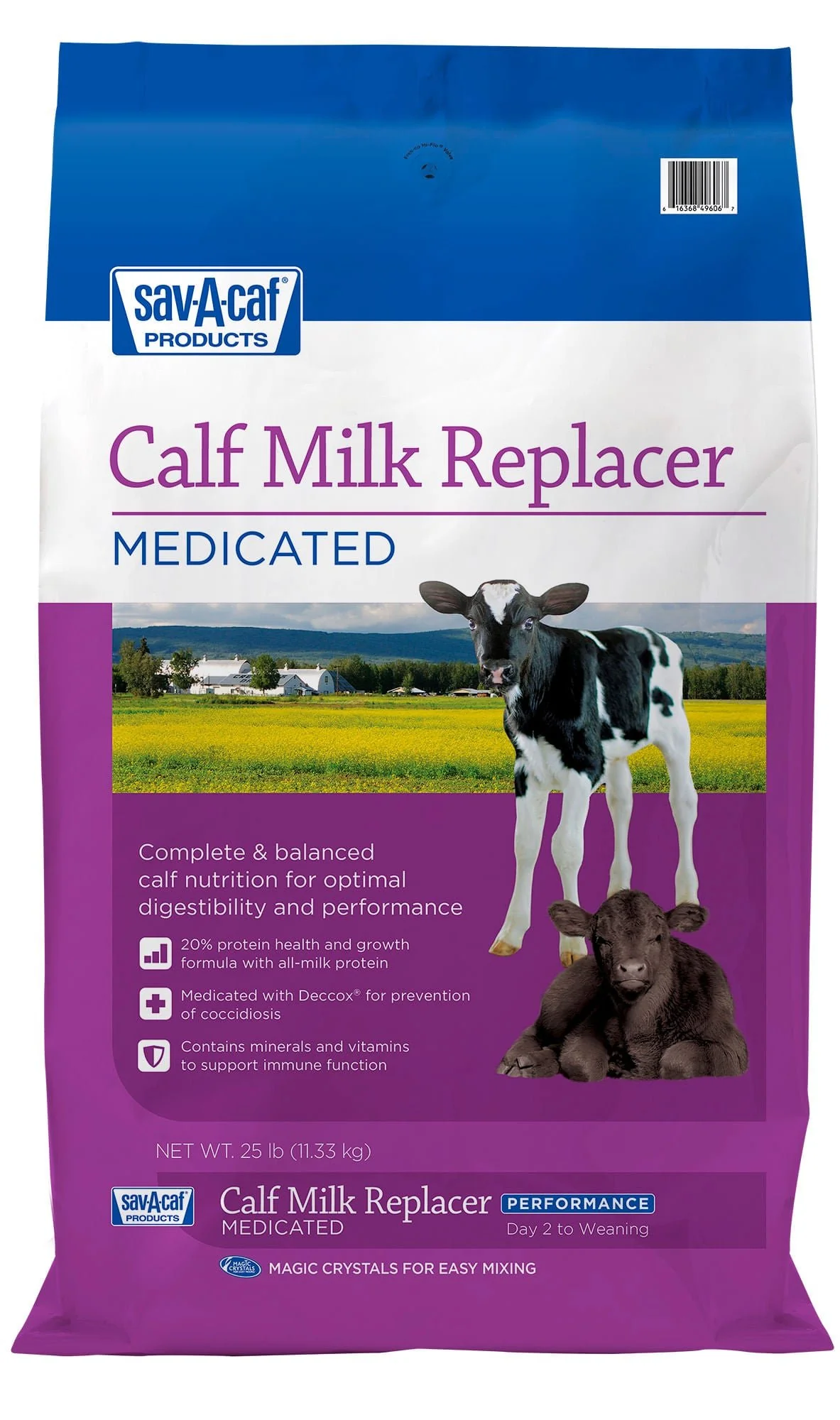 Sav-A-Caf Performance Calf Milk Replacer, 25 lb - Image 1