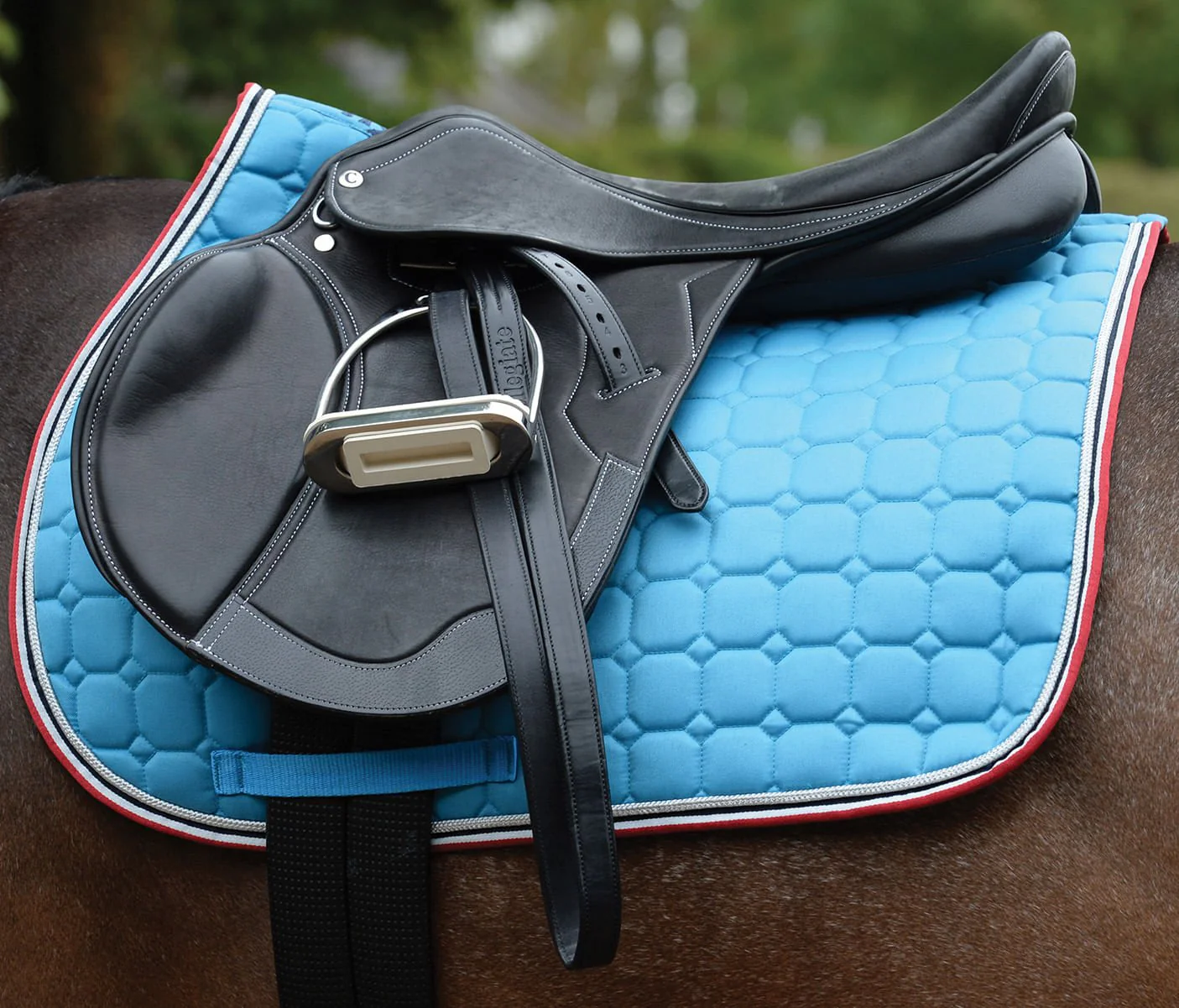 Saxon Coordinate Quilted All Purpose Saddle Pad - Image 2