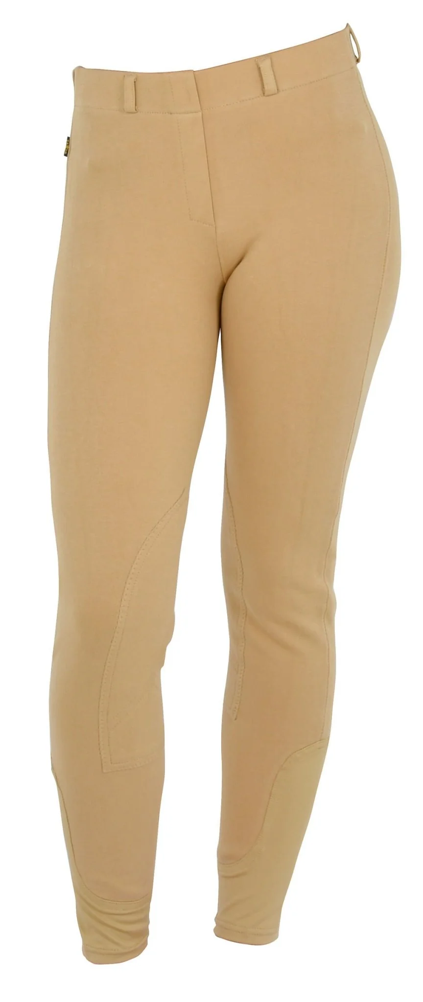 Saxon Knee Patch Women's Pull-On Breeches - Image 1