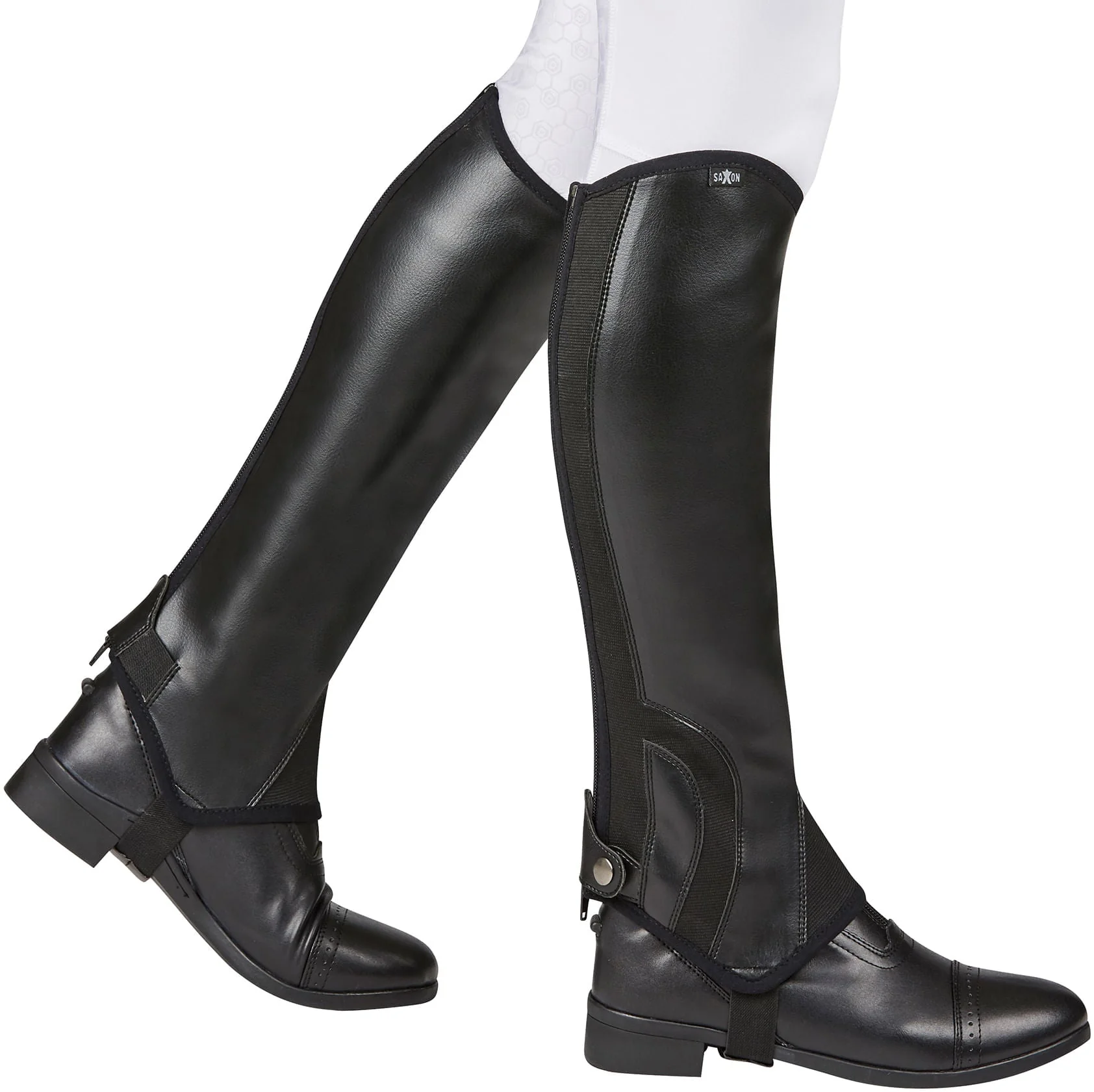 Saxon Syntovia Half Chaps, Ladies, Black - Image 3