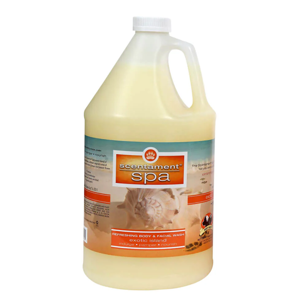 Scentament Spa Exotic Island Facial & Body Wash, Gallon - Image 1