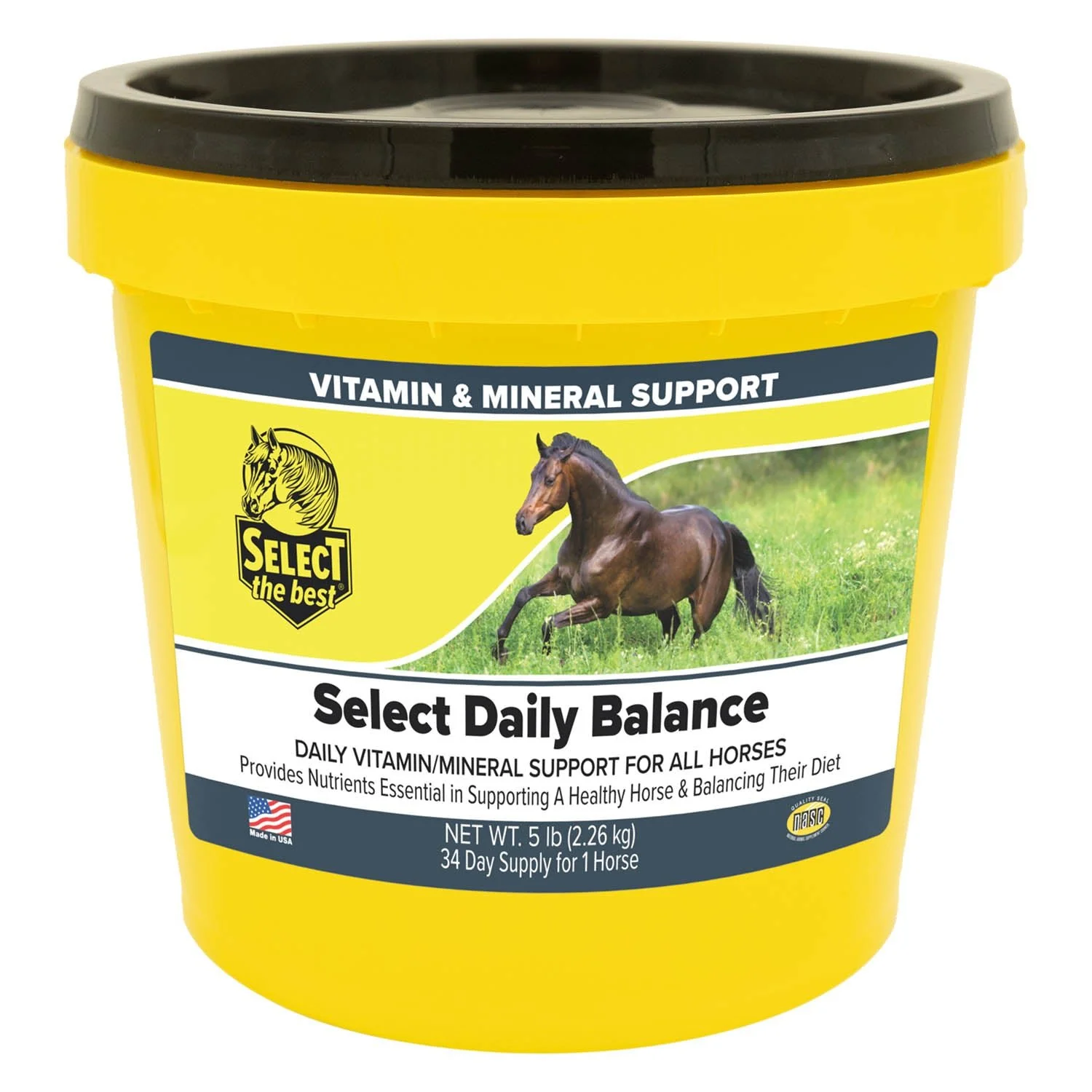 Select Daily Balance Horse Supplement, Vitamin & Mineral Support, Hoof Health, Immune & Bone Support, For Foals, Mares & Adult Horses - Image 1