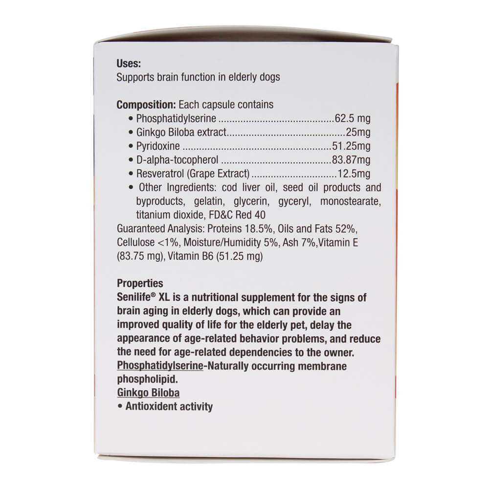 Senilife XL Nutritional Supplement for Elderly Dogs, 30 ct - Image 3