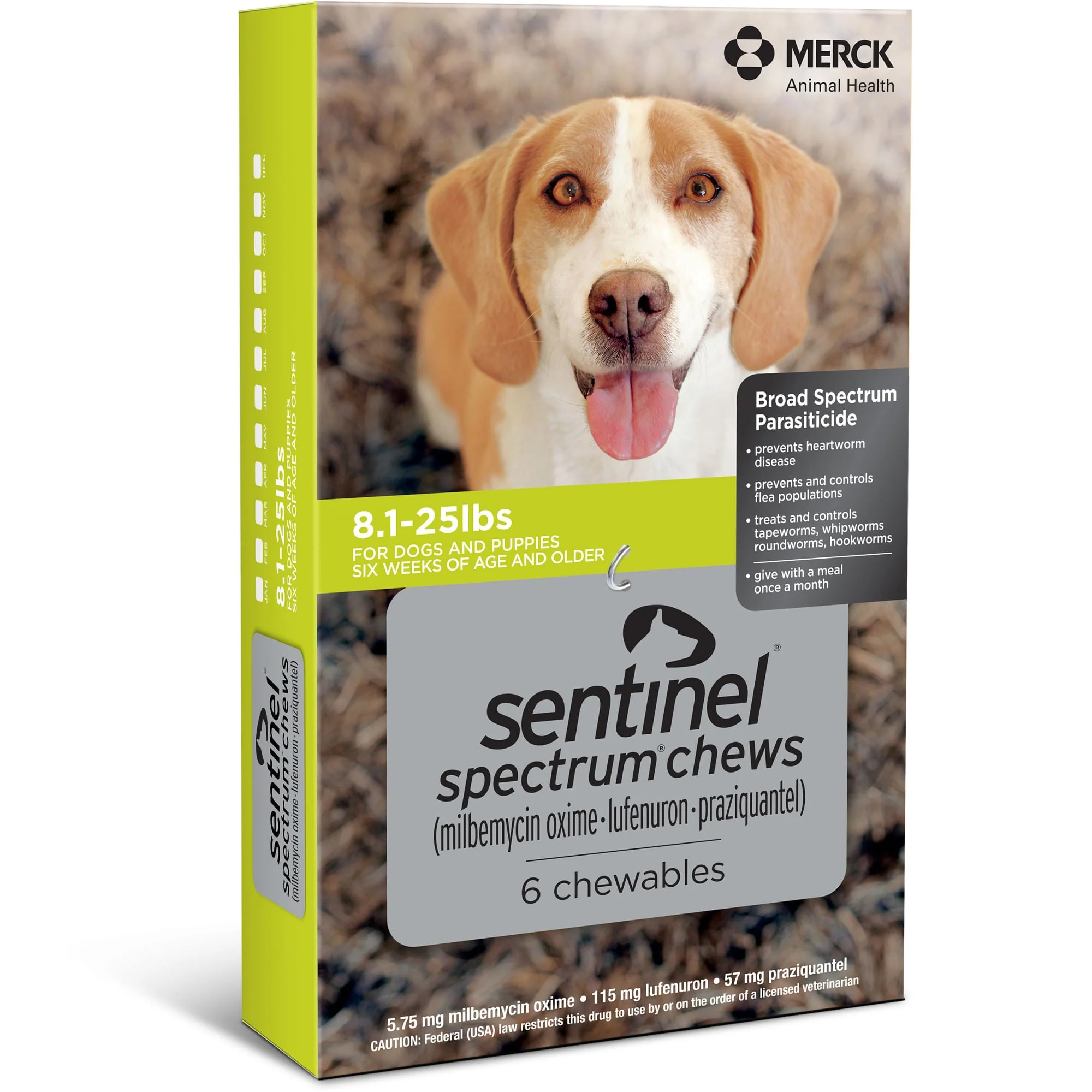 Rx Sentinel Spectrum Chews for Dogs, 6 Chews - Image 3