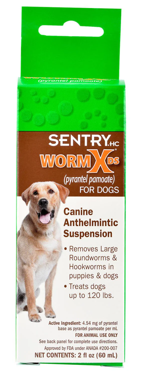 Sentry HC WormX DS Liquid for Dogs, 2 oz - Image 1