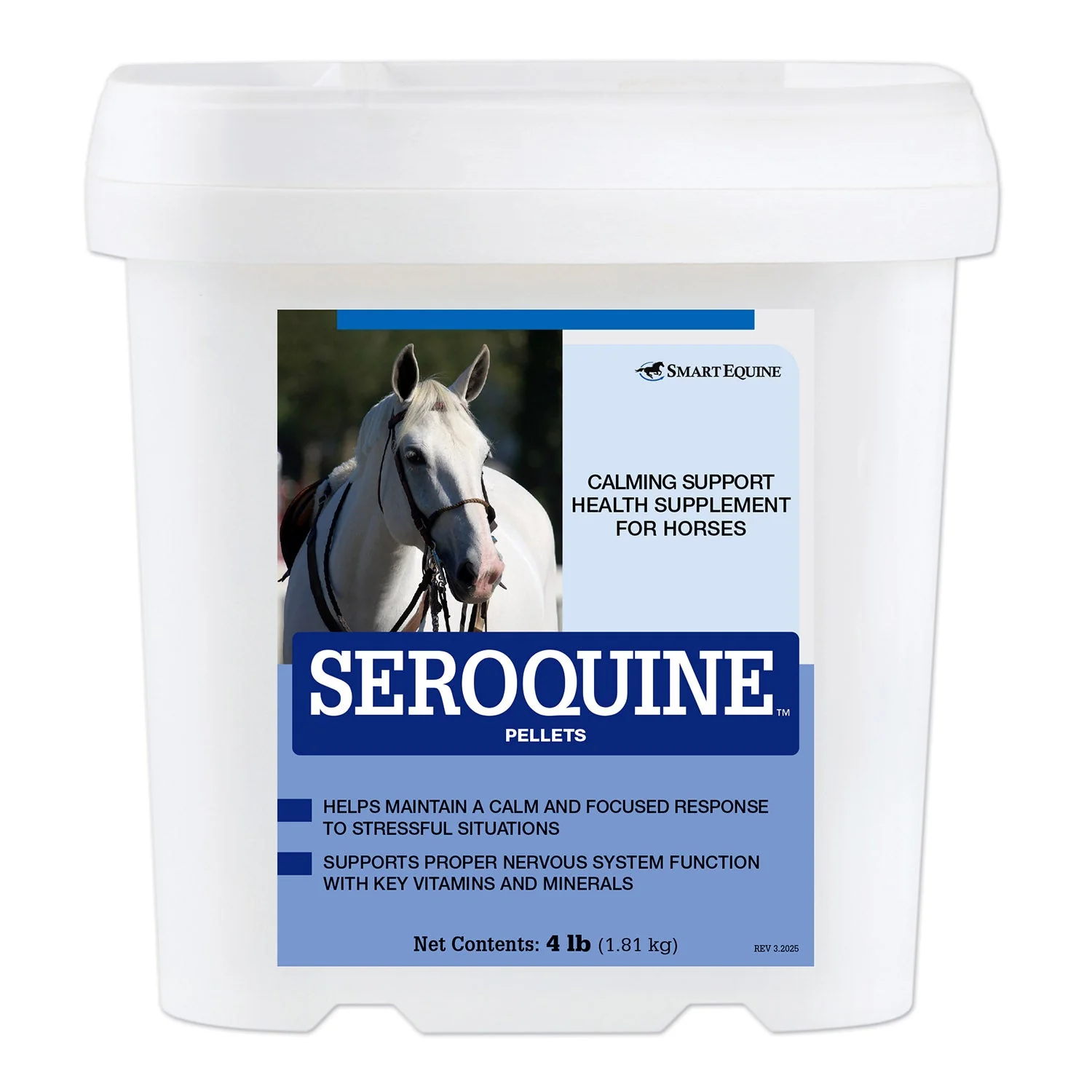 Seroquine, Calmative Support Formula for Horses, Pellets - Image 1