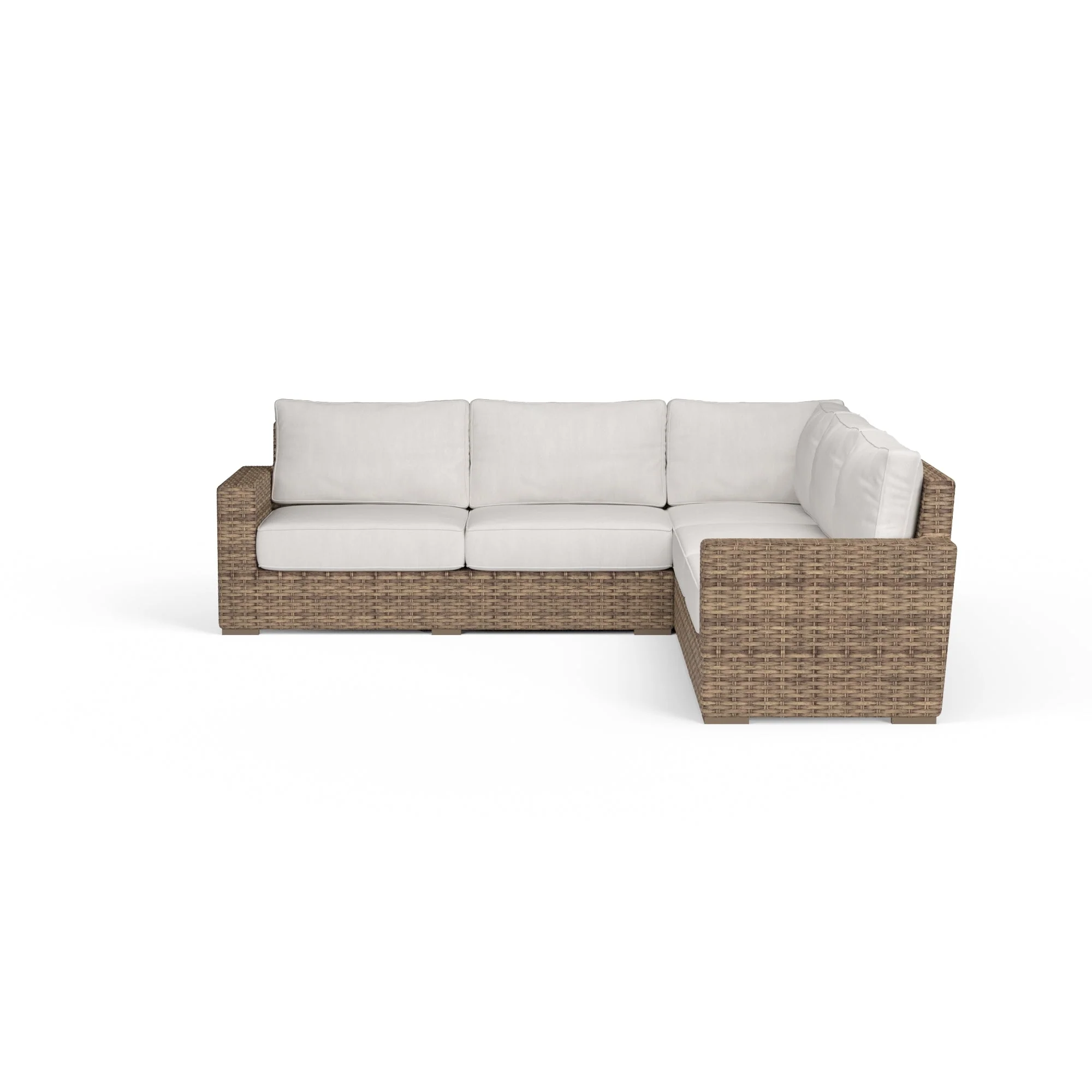 Havana Sectional in Canvas Flax w/ Self Welt - Image 3