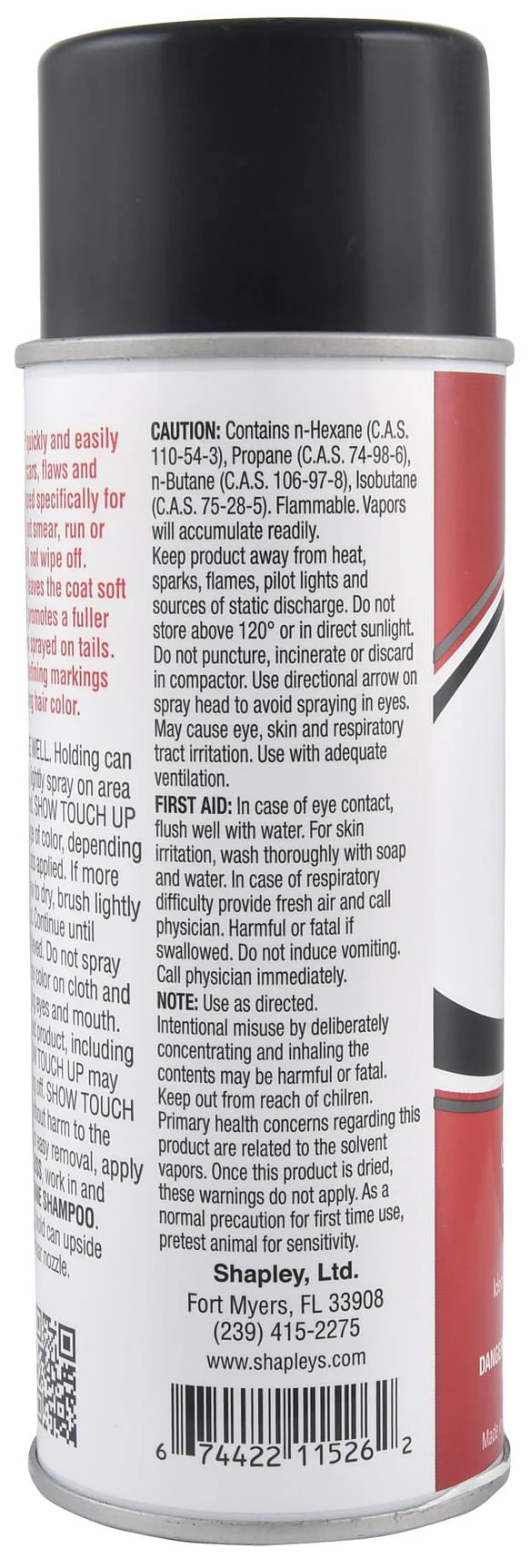 Shapley’s Show Touch Up Color Enhancer for Livestock - Image 2