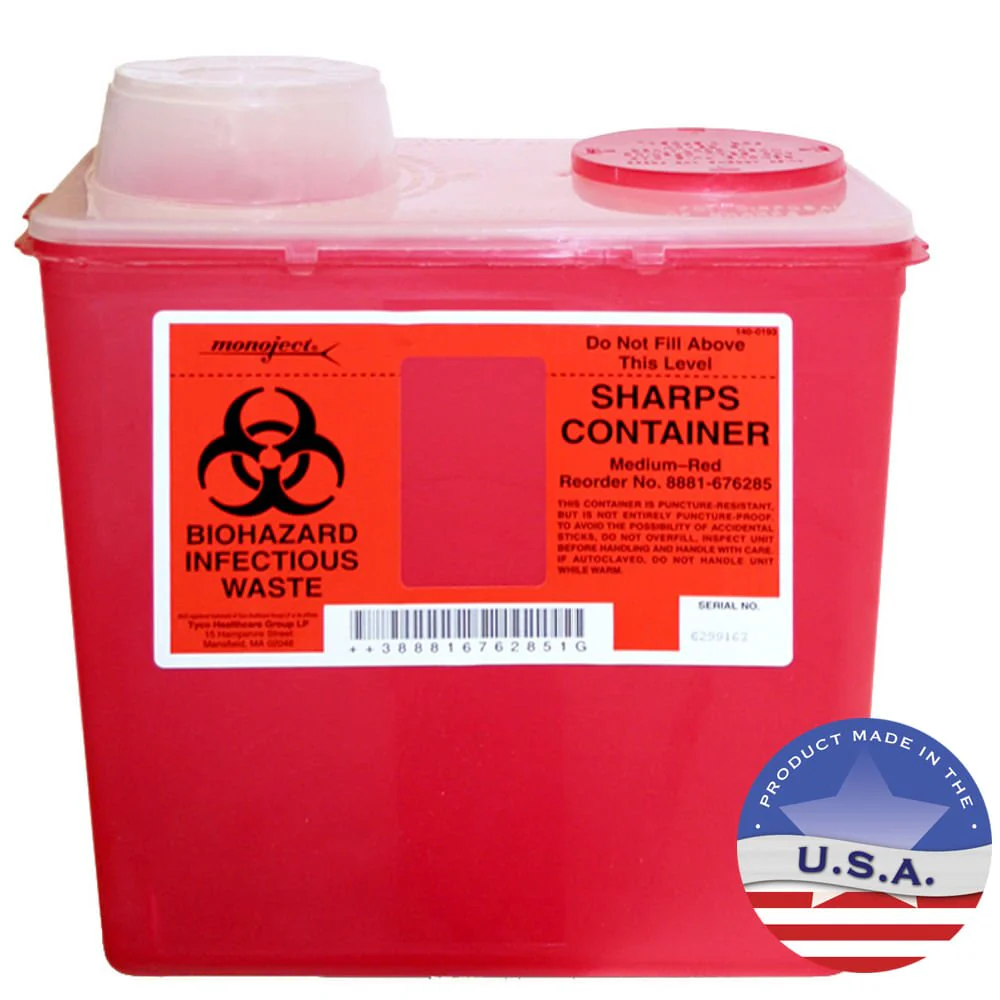 Sharps Biohazard Container - Image 2