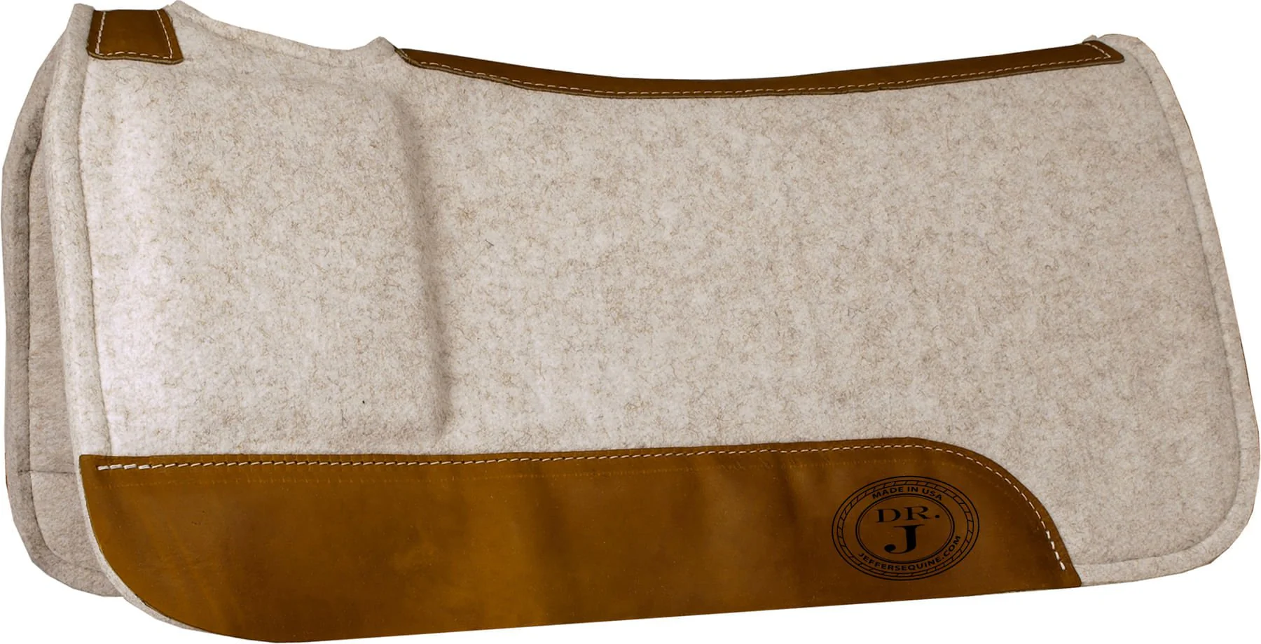 Jeffers “Shim Fit” Contoured Wool Saddle Pad, 32″ x 31″