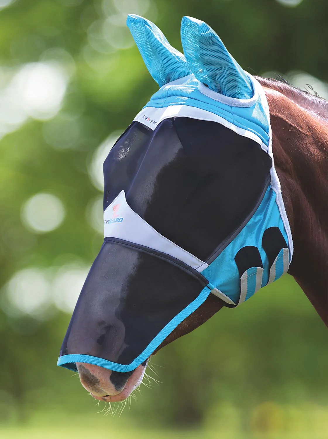 Shires Arma Fine Mesh Horse Fly Mask with Ears & Nose - Image 1