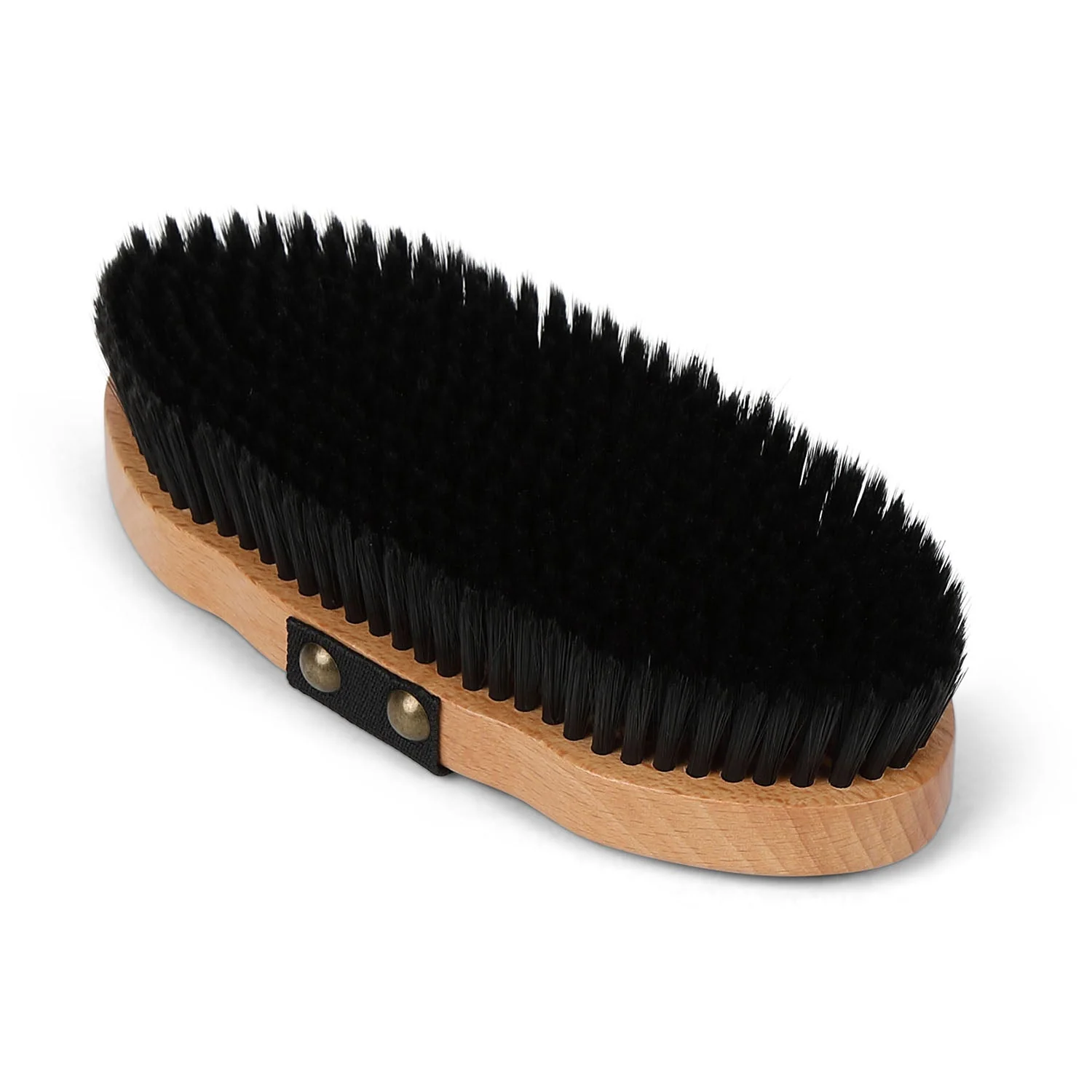 Shires Ezi-Groom Premium Horse Body Brush with Hand Loop and Synthetic Bristles - Image 2