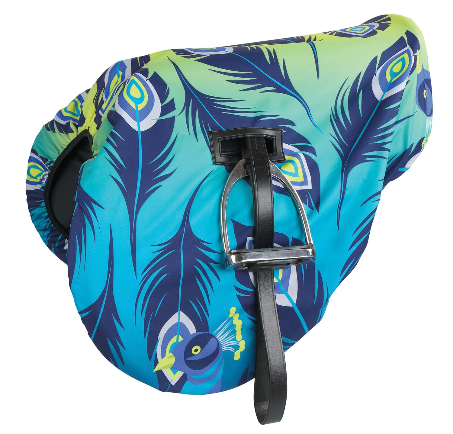 Shires Patterned Waterproof Saddle Cover - Image 1